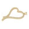 Brass Micro Pave Cubic Zirconia Pendants KK-K298-14G-04-2