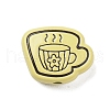 Spray Painted Alloy Beads FIND-C064-01A-1