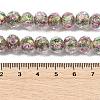 Handmade Foil Lampwork Beads Strands FOIL-S136-001C-4