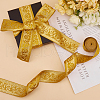 Gorgecraft 4.6~5 Yards Ethnic Style Polyester Jacquard Ribbon for Sewing Decoration OCOR-GF0003-96D-4