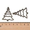 Alloy Open Back Bezel Pendants PALLOY-R098-39AB-3