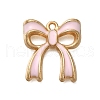 Rack Plating Alloy Enamel Pendants X1-ENAM-S021-04G-A-2