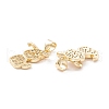 Brass Micro Pave Cubic Zirconia Pendants KK-D067-06G-01-RS-3