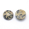 Natural Dalmatian Jasper Cabochons X-G-P393-R33-4MM-2