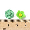Luminous Opaque Resin Cabochons CRES-U006-01H-5