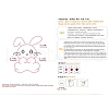 DIY Cartoon Animal Embroidery Sets DIY-G037-01C-6
