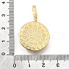 Brass Micro Pave Cubic Zirconia & Enamel Pendants KK-R222-14G-04-3