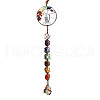 Chakra Theme Big Pendant Decorations HJEW-PW0001-004D-S-1