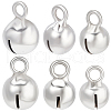 Beebeecraft 6Pcs 3 Styles 925 Sterling Silver Pendants STER-BBC0007-87-1