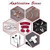  12Pcs Velvet Jewelry Storage Pouches ABAG-NB0001-93A-6