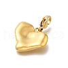 Heart 304 Stainless Steel Pendant Decorations STAS-R159-41G-03-2