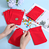 Beebeecraft Rectangle Velvet Drawstring Pouches TP-BBC0001-06D-3
