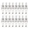 Unicraftale 60Pcs Tibetan Style Alloy Pendants for Halloween TIBEP-UN0001-17-1