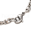 201 Stainless Steel Link Chain Bracelets BJEW-B078-132GP-3