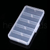Transparent Plastic Bead Containers CON-YW0001-44-1