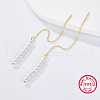 S925 Sterling Silver Tassel Ear Thread ZC4756-4