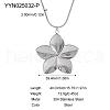 Flower Stainless Steel Pendant Necklaces for Women AN3798-2-1