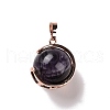 Natural Amethyst Pendants G-A212-01RG-02-2