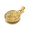 304 Stainless Steel Pendants STAS-B086-02G-2