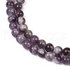 Natural Amethyst Beads Strands G-M445-6mm-01E-4