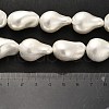 Electroplate Porcelain Beads Strands BSHE-C009-04A-5