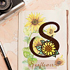 Flower Letter S Carbon Steel Cutting Dies Stencils DIY-WH0309-2371-3