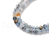 Natural Aquamarine Beads Strands G-RM2025-A46-2mm-A-4