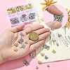 91Pcs 6 Styles Tibetan Style Alloy Butterfly Beads FIND-YW0004-92-5