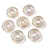 UV Plating Rainbow Iridescent Acrylic Beads OACR-P010-17E-2
