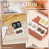 SOFPLATE 300Pcs Paper Jewelry Earring Display Cards with Hanging Hole CDIS-SP0001-05A-5