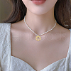 28Pcs 7 Style Chakra Brass Pendants KK-FG0001-13-6
