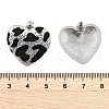 Leopard Print Brass Enamel Stud Earrings for Women EJEW-U055-15C-S-3