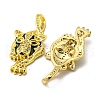 Real 18K Gold Plated Brass Pendants KK-L209-031G-2