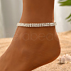 Alloy Rhinestone Anklet for Women RI2332-1