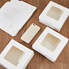 Square Kraft Paper Storage Gift Boxes CON-WH0095-81B-02-3