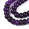 Dyed Natural White Jade Beads Strands G-T139-59A-03-3