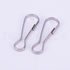 Stainless Steel Keychain Clasp Findings STAS-WH0016-06P-02-1