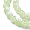 Crackle Glass Beads Strands X1-GLAA-U001-6mm-09-2