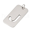 304 Stainless Steel Pendants STAS-M115-01P-J-2