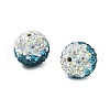 Gradient Color Design Polymer Clay Rhinestone Beads CLAY-NH0001-03D-2