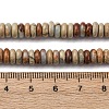Natural Aqua Terra Jasper Beads Strands G-L624-H03-6x2mm-5