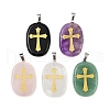 Natural Mixed Stone Pendants G-S392-01B-1