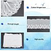 MAYJOYDIY US 7.5 Yards Flat Cotton Embroidery Butterfly Ribbon OCOR-MA0001-04-3