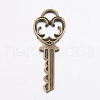 Alloy Key Pendants EA10901Y-AB-2