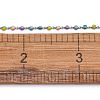 304 Stainless Steel Enamel Twisted Chains X-STAS-R100-40B-4