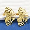 304 Stainless Steel Stud Earrings EJEW-U070-04G-1