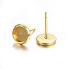 304 Stainless Steel Stud Earring Findings STAS-P210-46G-04-2