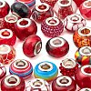 80Pcs 20 Style Rondelle European Beads Set for DIY Jewelry Making Finding Kit DIY-LS0004-13-5