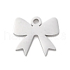 Non-Tarnish 304 Stainless Steel Charms STAS-S138-02P-01-1