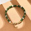 304 Stainless Steel Beaded Bracelets for Women BJEW-M056-08G-03-5